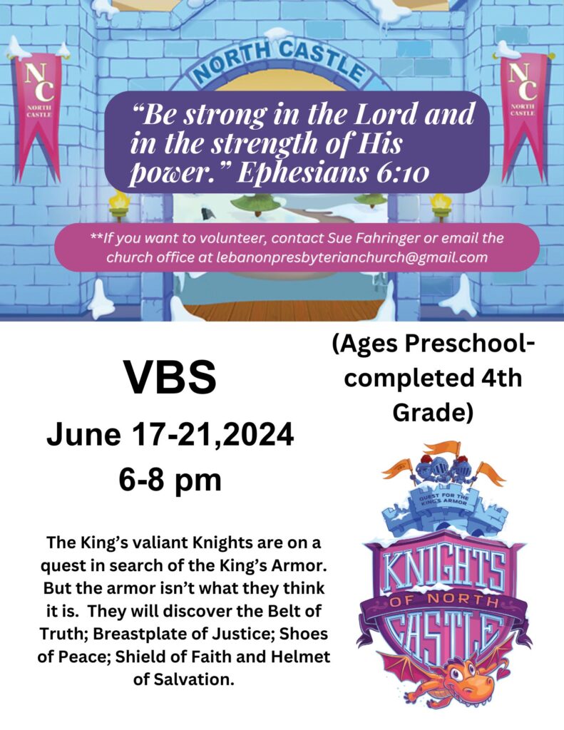 JOIN US FOR VBS COMING IN JUNE!